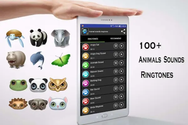 Animal Sounds Ringtones android App screenshot 0